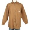 Rasco Fr Men's Brown Duck Shirt FR Jacket