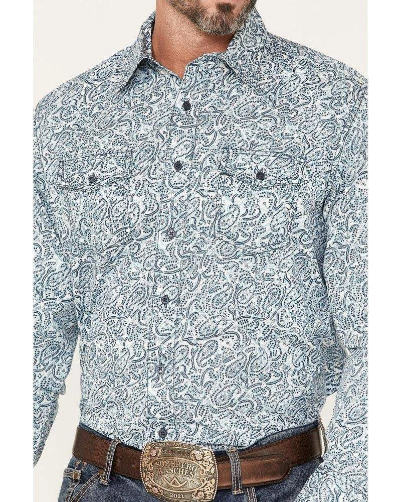 Wrangler Men's Retro Premium Long Sleeve Button Down - Image 3