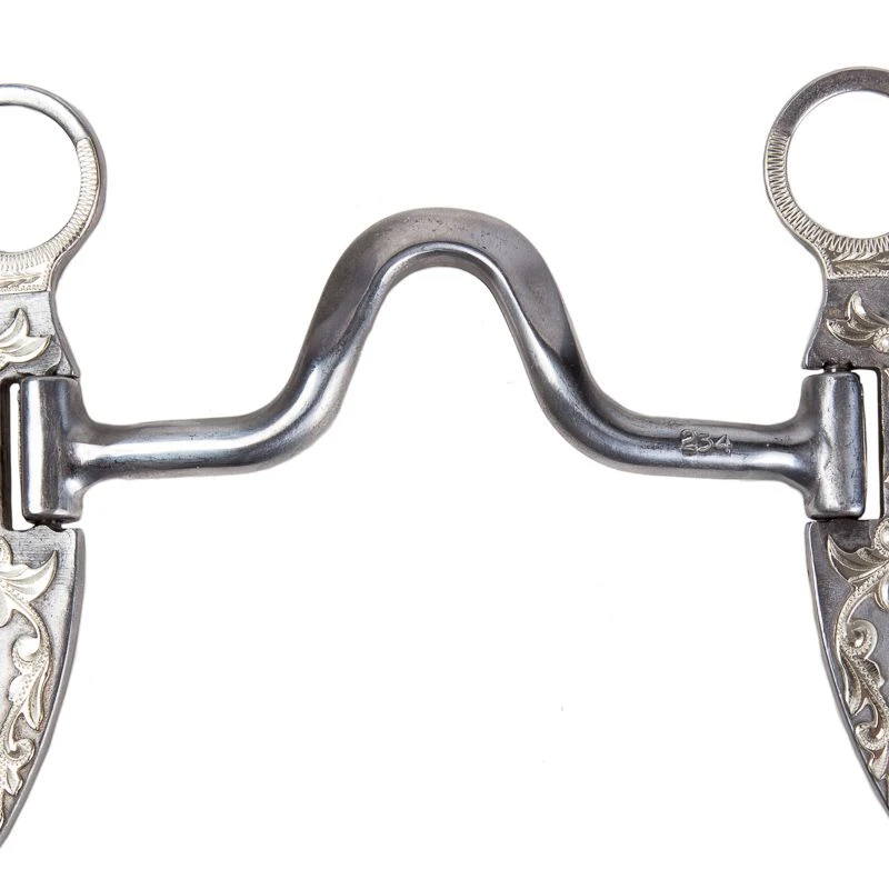 Cowpuncher Floral Cheek Solid Port Bit - Image 2