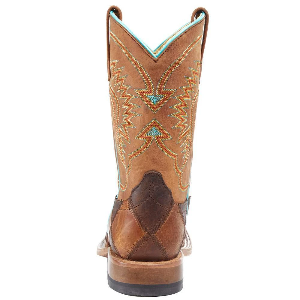 Horsepower Boots Kid's Crazy Train Patchwork Cowboy Boots - Image 4