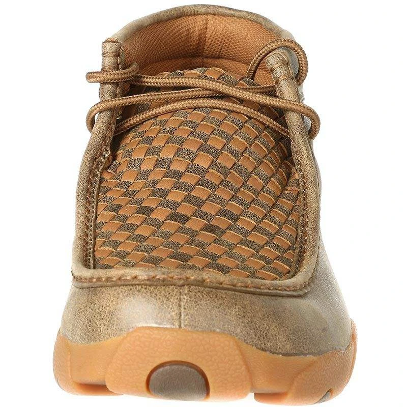Twisted X Men's Bomber/Tan Patchwork Driving Mocs - Image 2