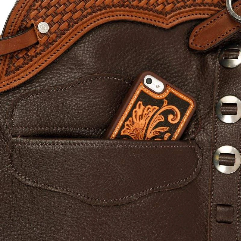 NRS Day Worker Dark Brown Chap - Image 5