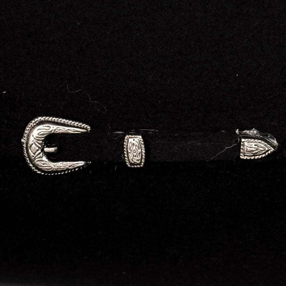 Rodeo King 7X Black Felt With Black Bound Edge 4 1/2in. Brim Open Crown - Image 2