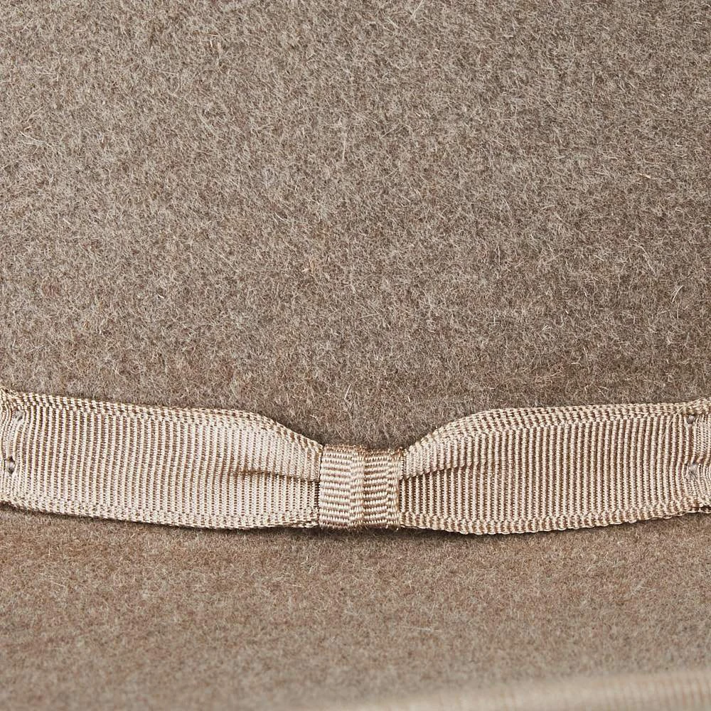 Rodeo King 7X Ash/Natural Bound Edge Open Crown 4-1/2in. Brim Natural Band Felt Cowboy Hat - Image 3