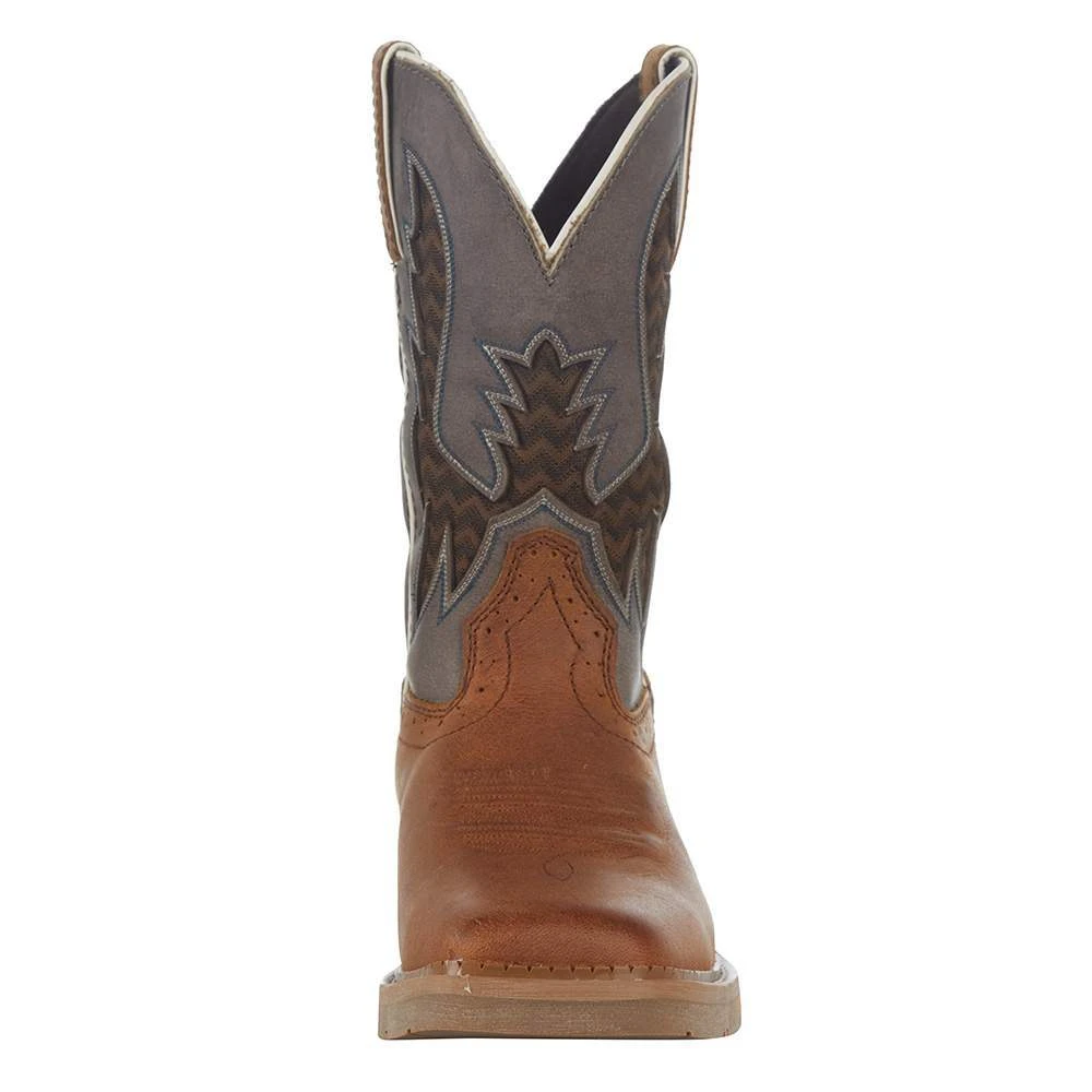 Justin Boots Men`s Stampede Bolt Redwood Water Buffalo 11in Independence Boot - Image 2