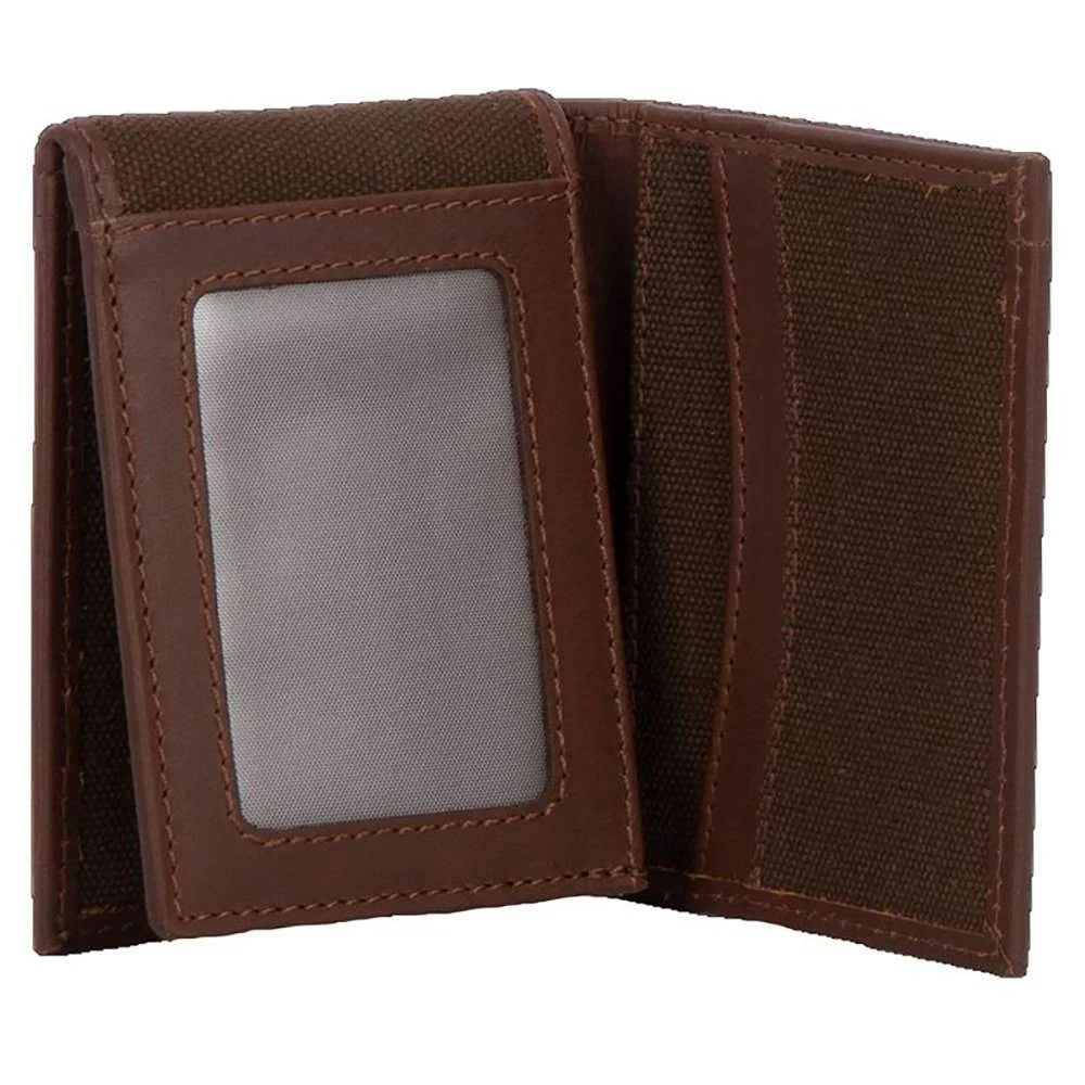 STS Ranch Wear Men's Chocolate Canvas Hidden Cash Wallet - Image 2