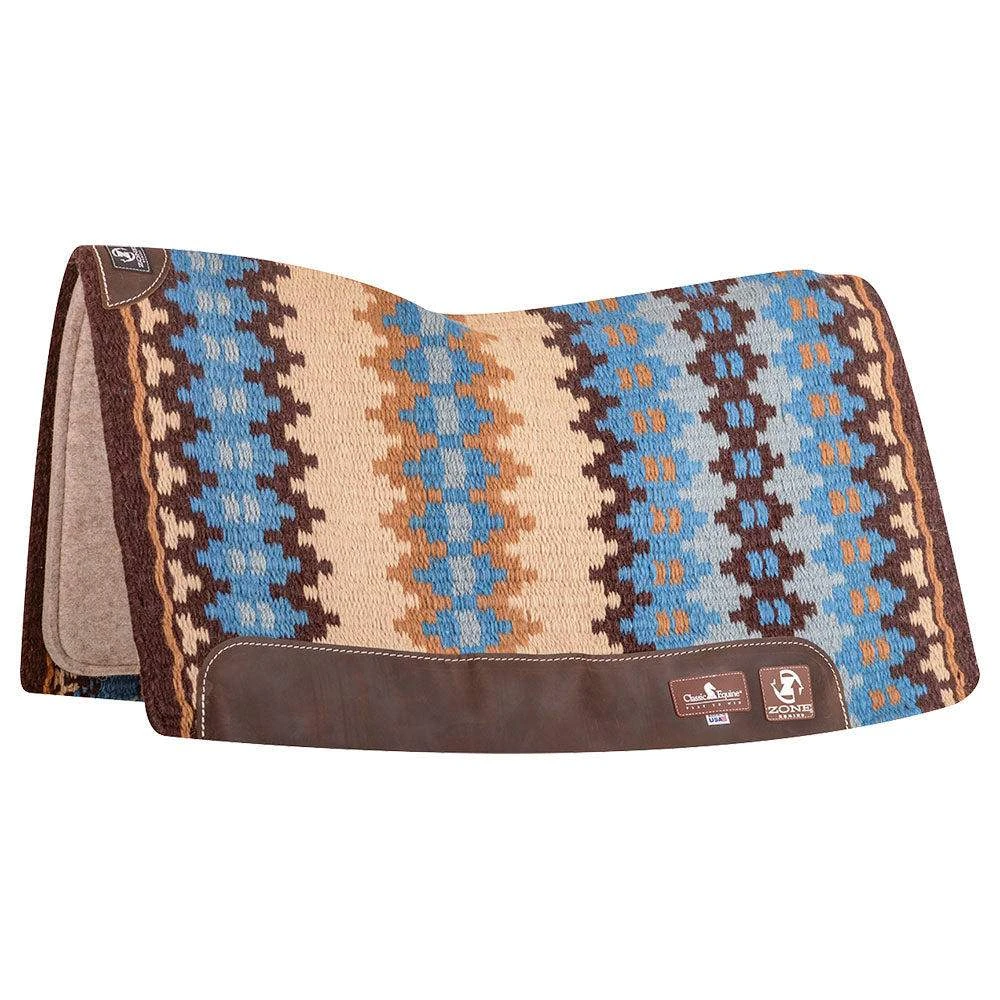 Classic 3/4in Zone Wool Top 34x38 Felt Saddle Pad - Image 3